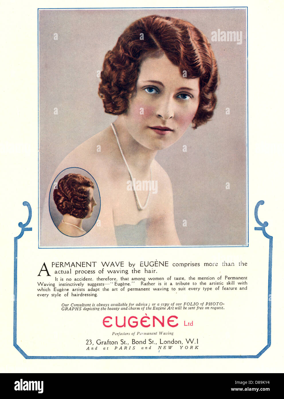 Permanent Wave Hair Stock Photos Permanent Wave Hair Stock