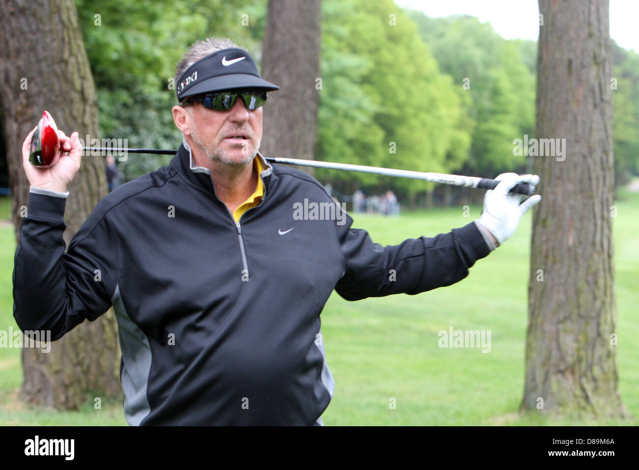 Wentworth, UK. 22nd May 2013. Sir Ian Botham during the Celebrity Pro-Am competition from Wentworth Golf Club. Stock Photo