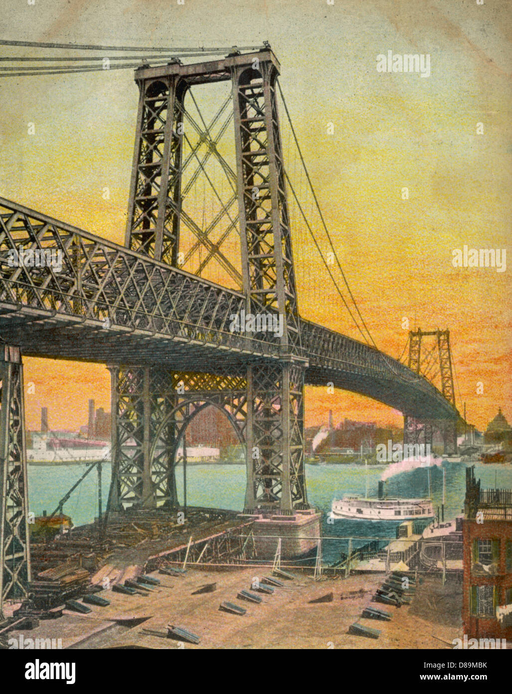 Williamsburg Bridge Ny Stock Photo Alamy