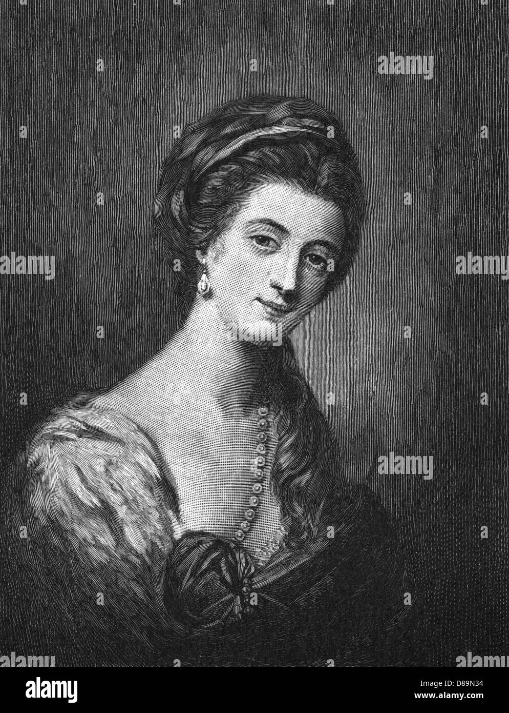 Maria Countess Coventry Stock Photo Alamy