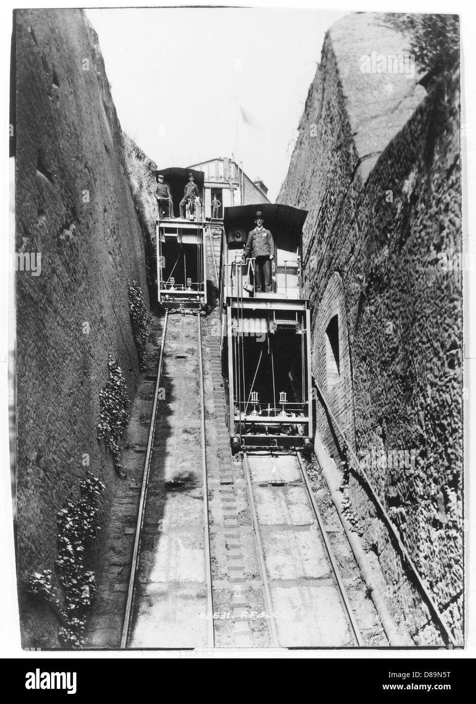 Bridgnorth Lift 1898 Stock Photo