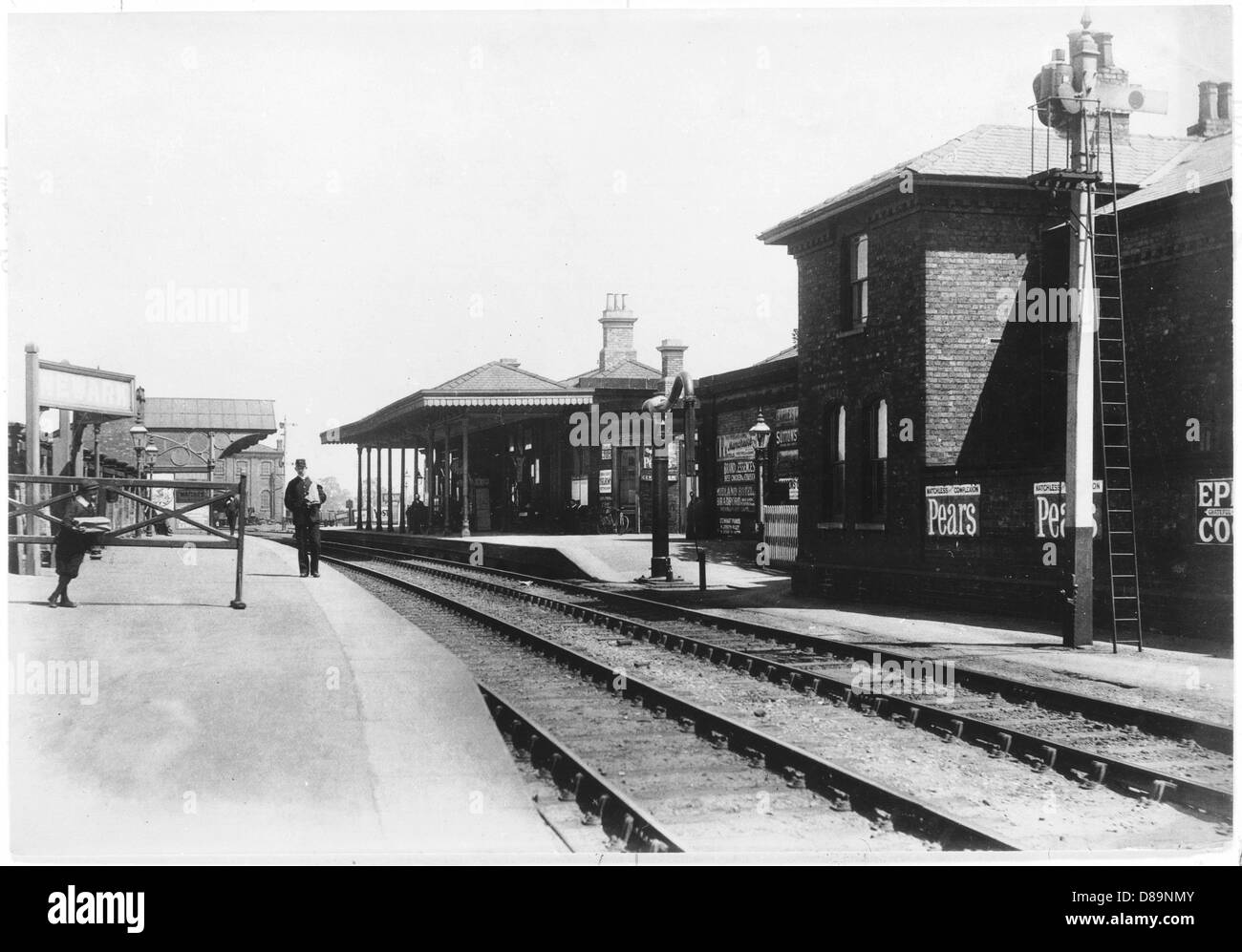 NEWARK STATION - 1907 Stock Photo