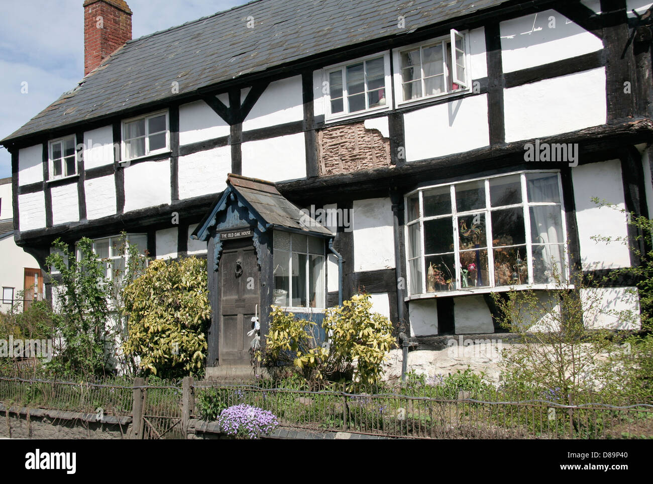 The Old Oak House Timber Framed Cottage Black And White Village
