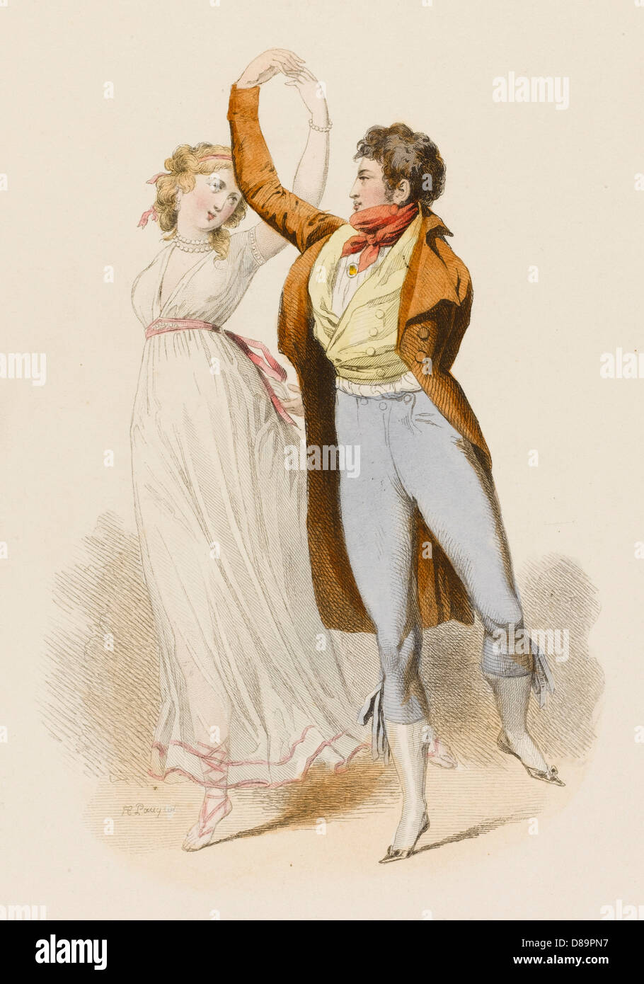 FRENCH DANCERS 1798 Stock Photo Alamy