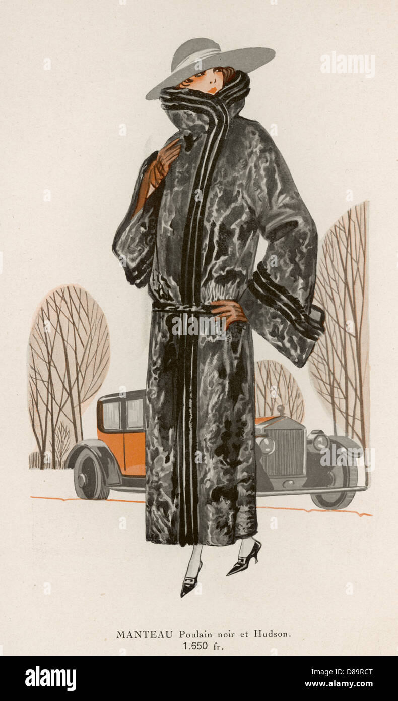 Full length fur coat hi-res stock photography and images - Alamy