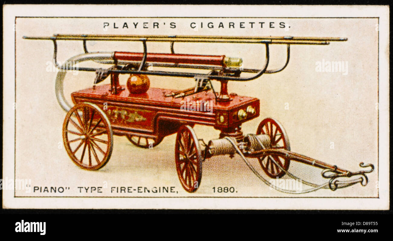 Piano Type Fire Engine Stock Photo