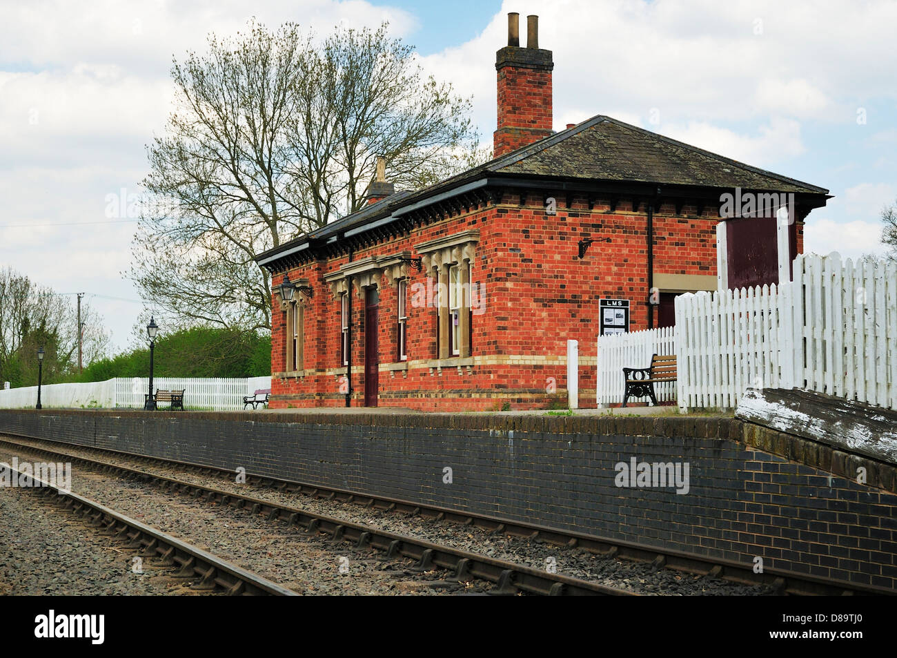 Restored lms train station buildings hires stock photography and