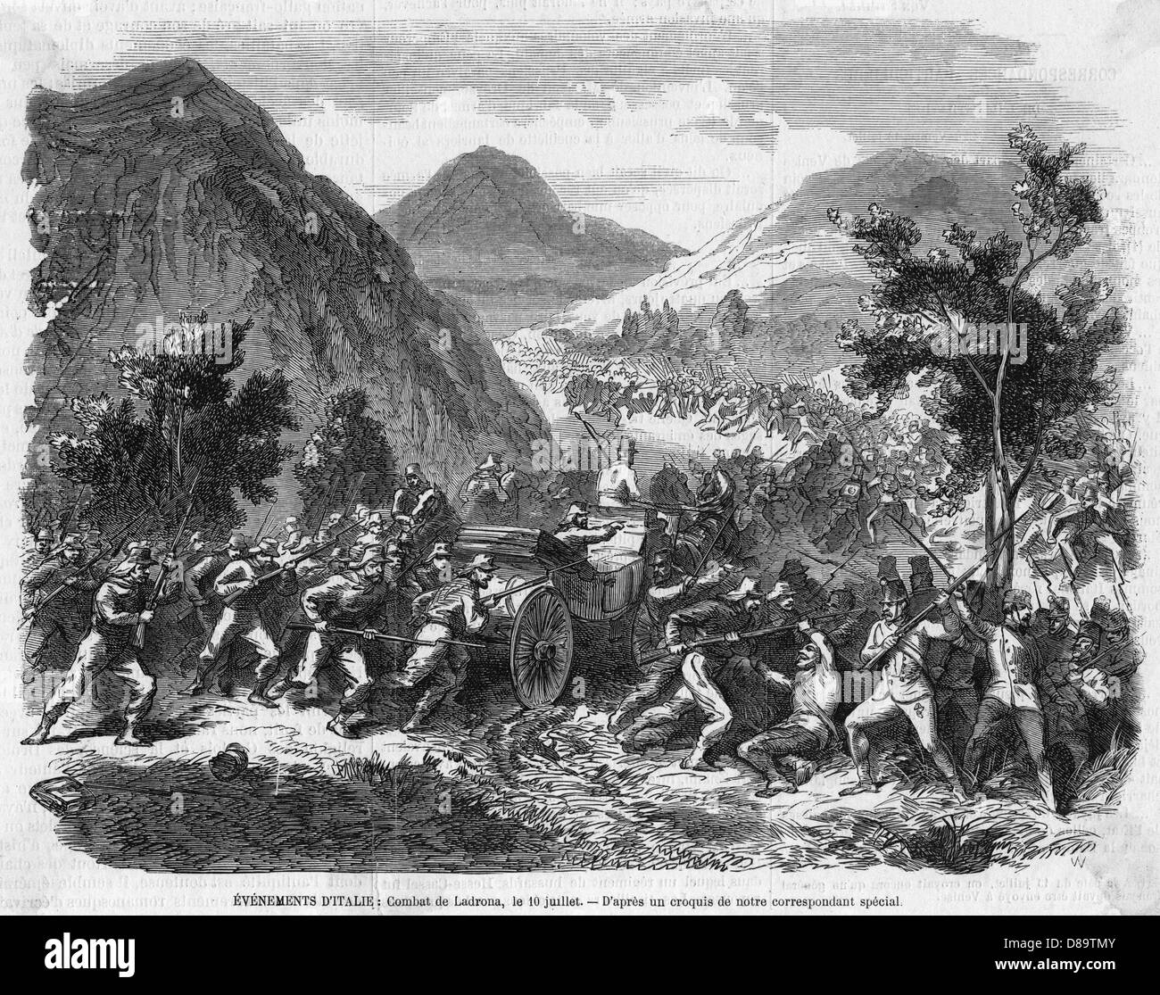 BATTLE OF LADRONA Stock Photo Alamy