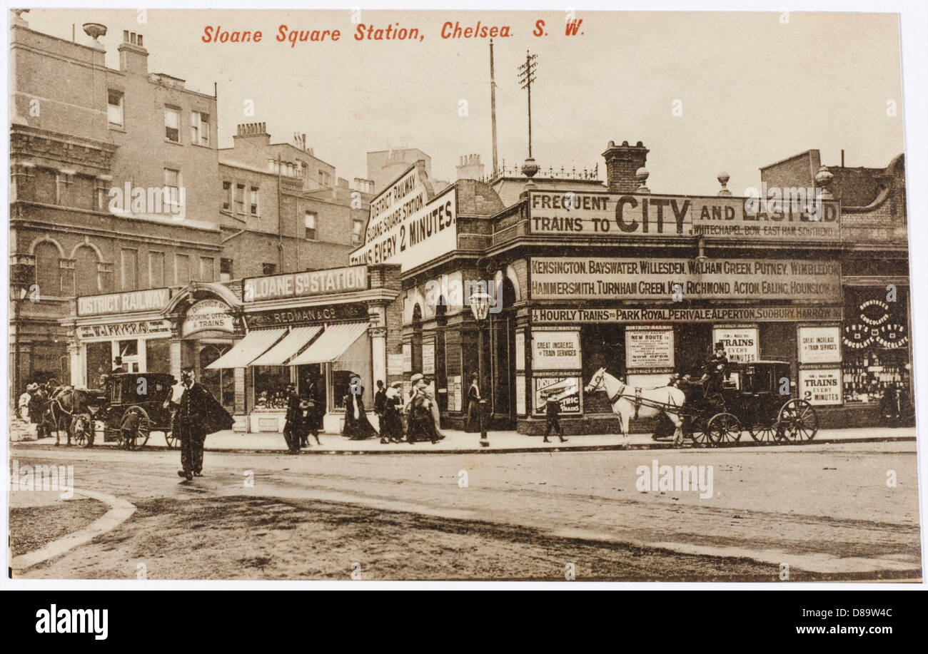 Sloane Square Station Stock Photo Alamy