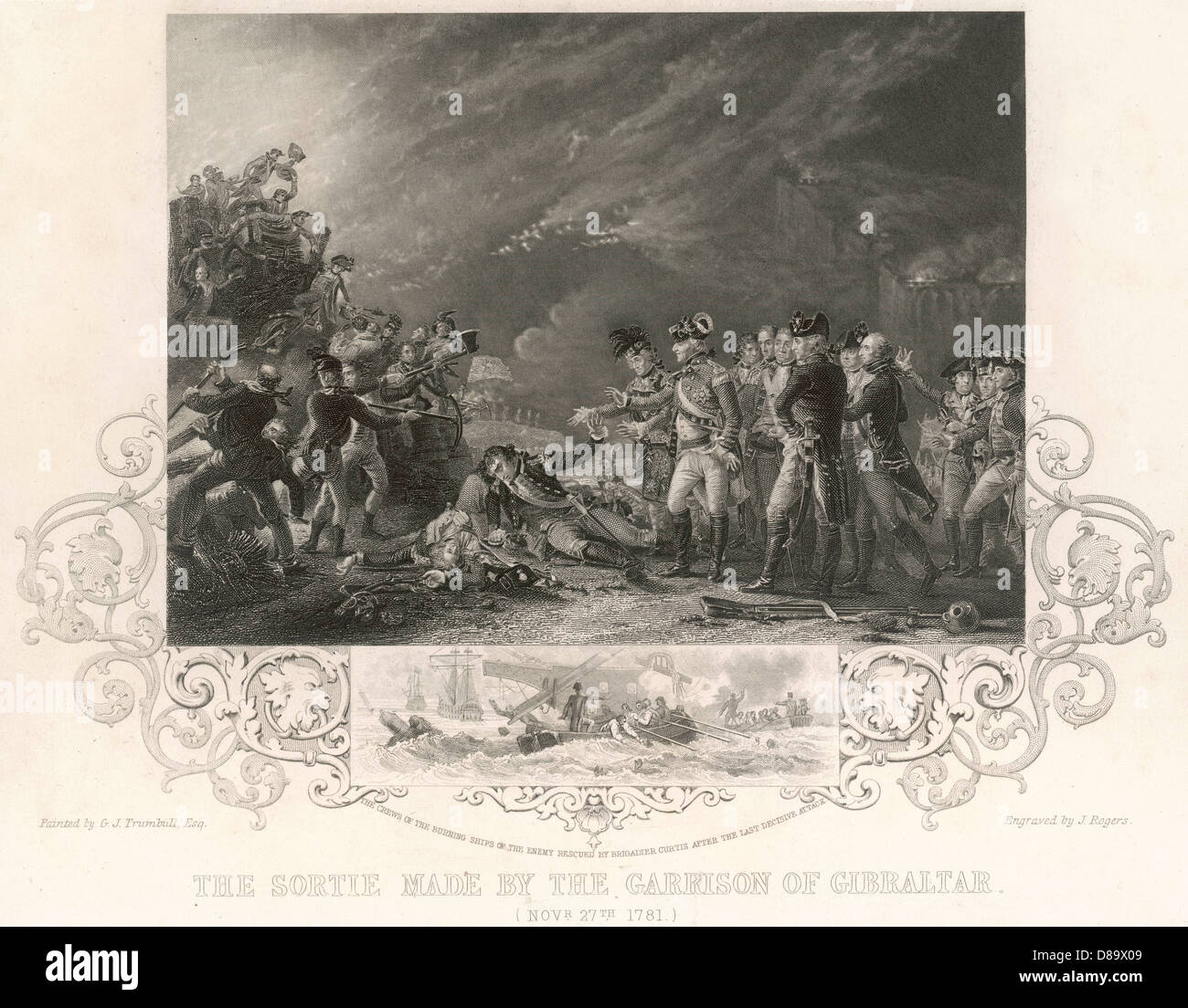 SIEGE OF GIBRALTAR 2 Stock Photo Alamy