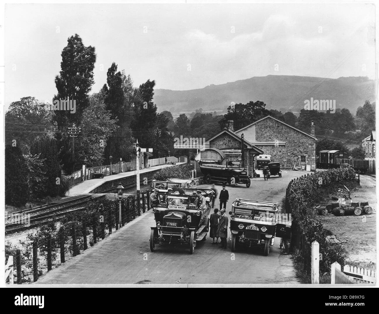 Bovey Tracey Station Stock Photo Alamy