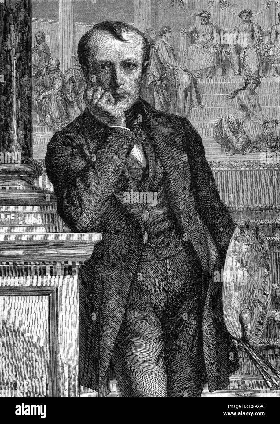 HIPPOLYTE DELAROCHE 2 Stock Photo Alamy