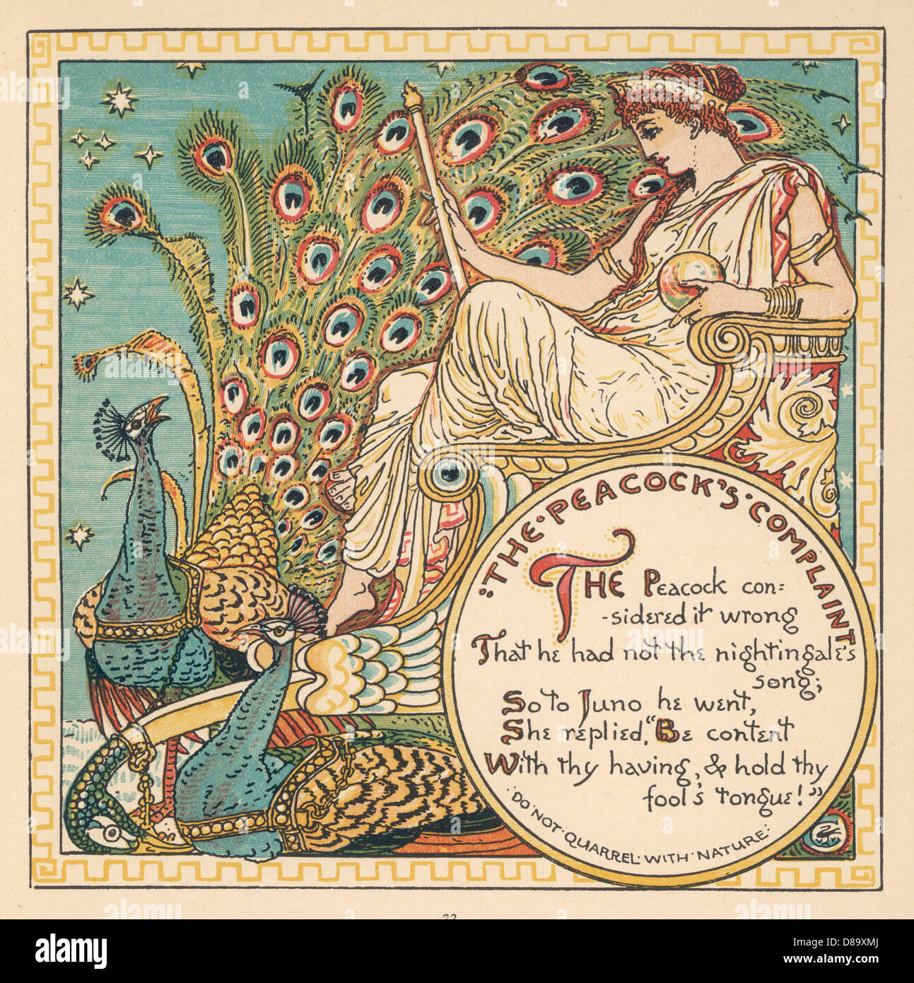 Juno and the Peacock Stock Photo - Alamy