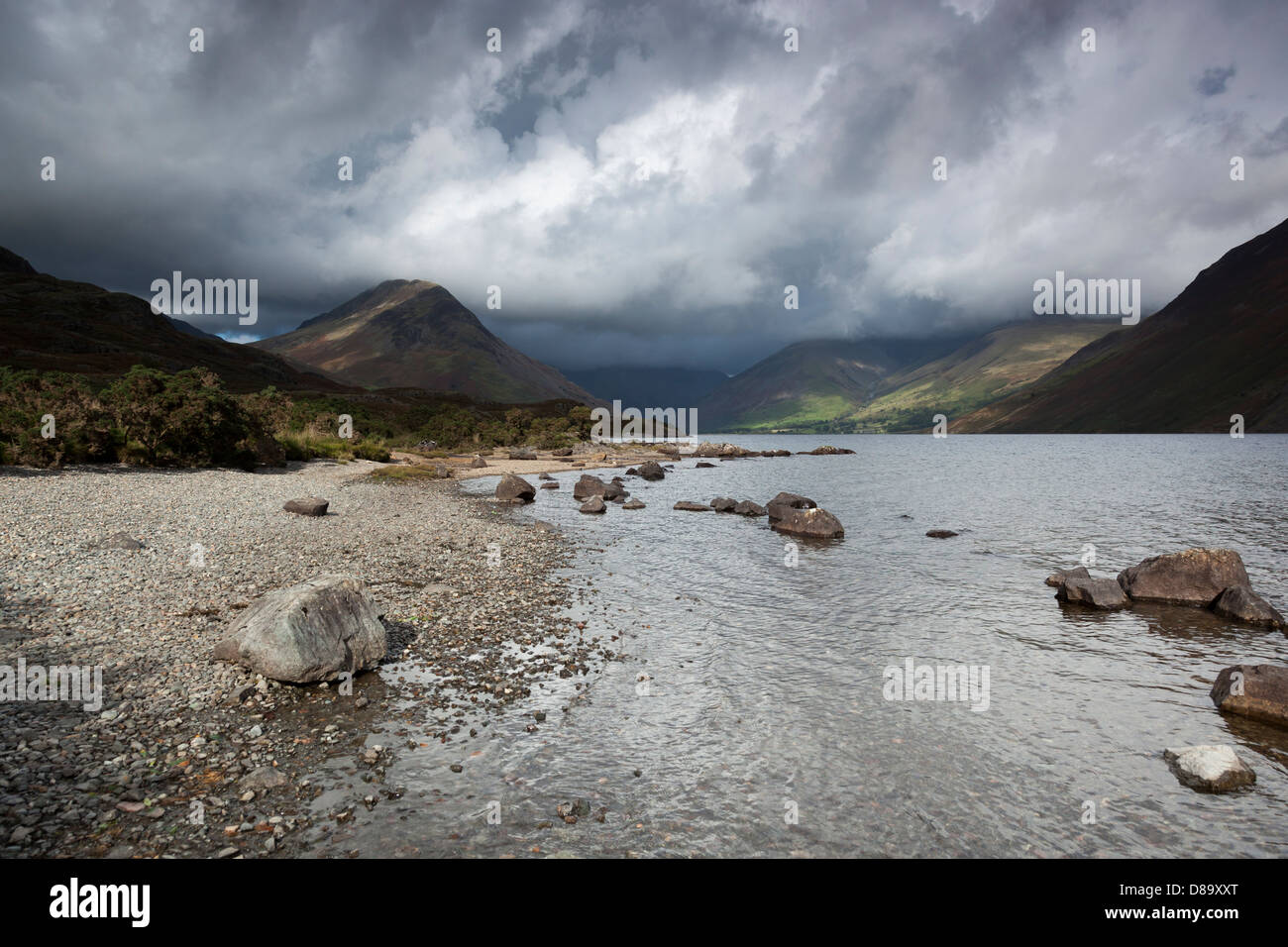 Storm Gathering at Wast Water,Lake District Stock Photo