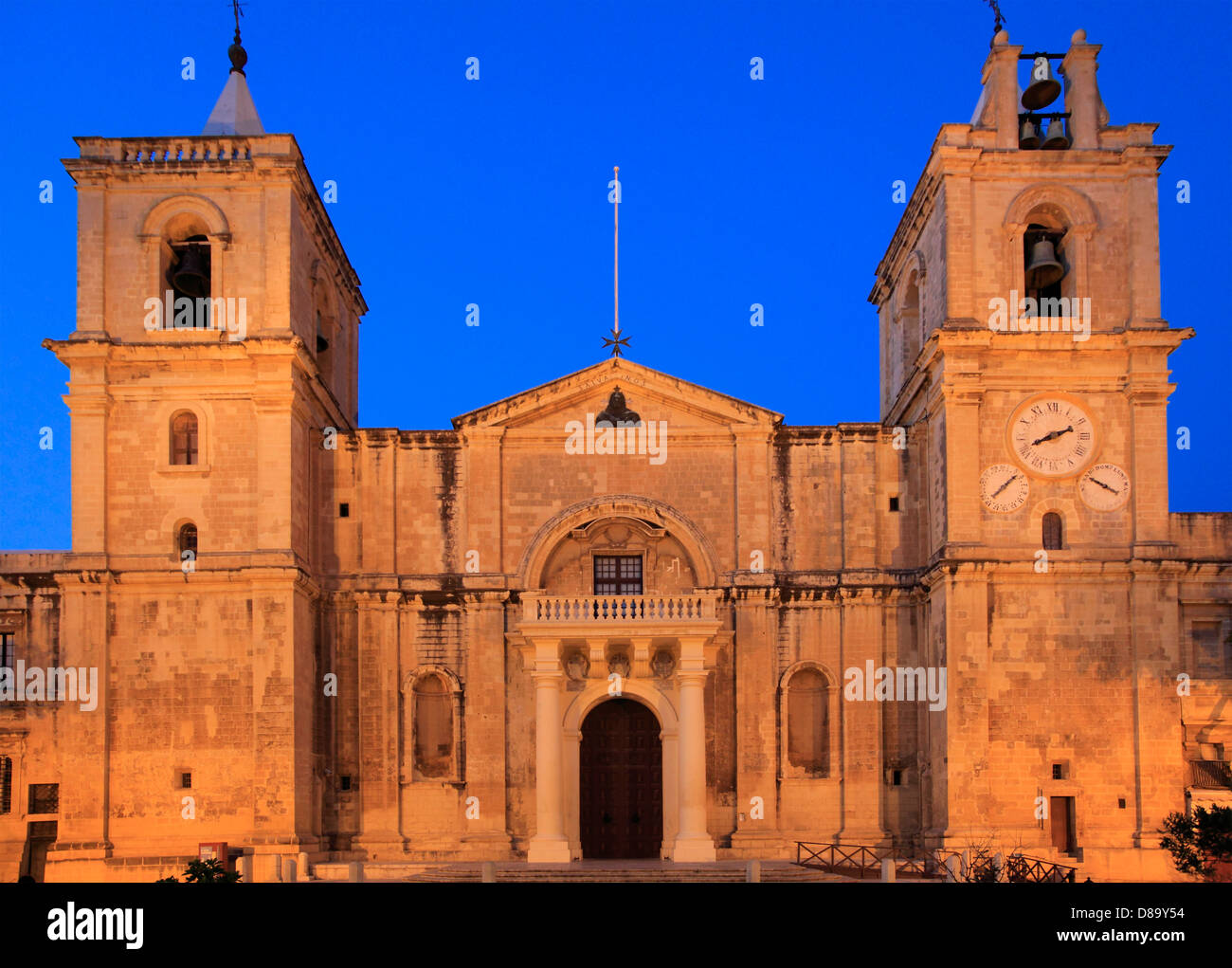 Malta, Valletta, St John's Co-Cathedral, Stock Photo
