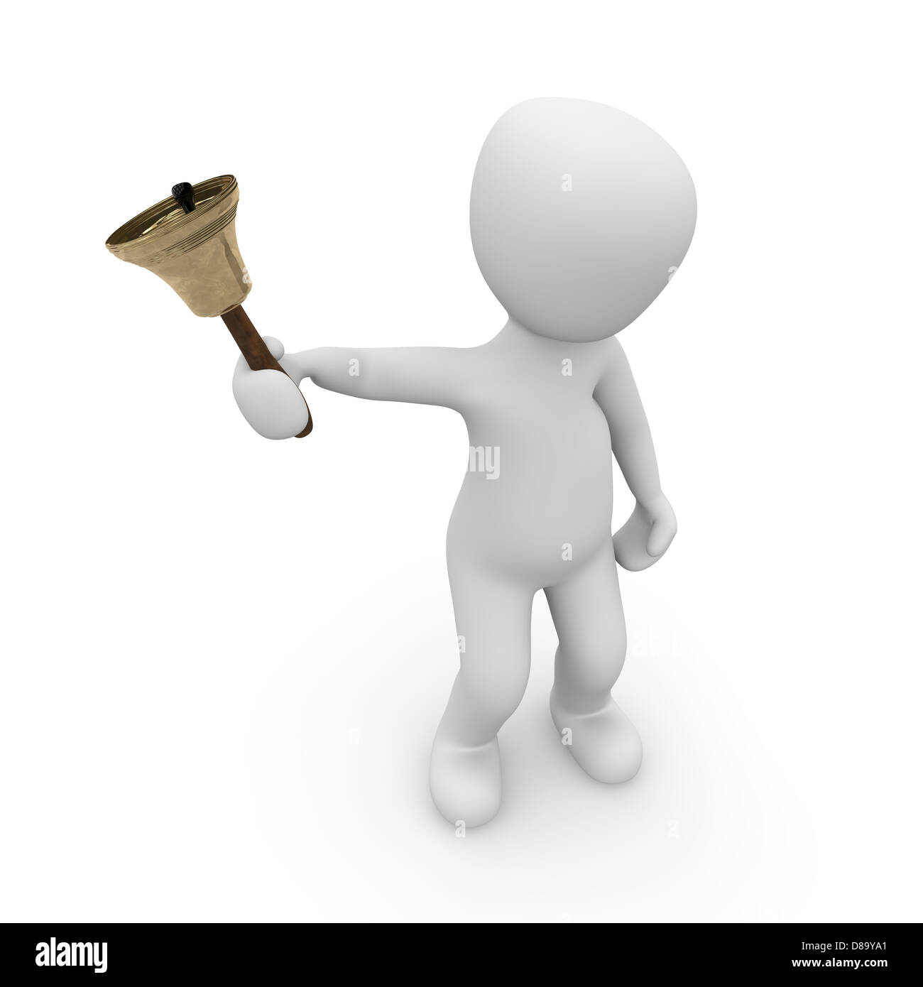 Character Ringing A Bell 3d character which is ringing in a bell around others of something to ...