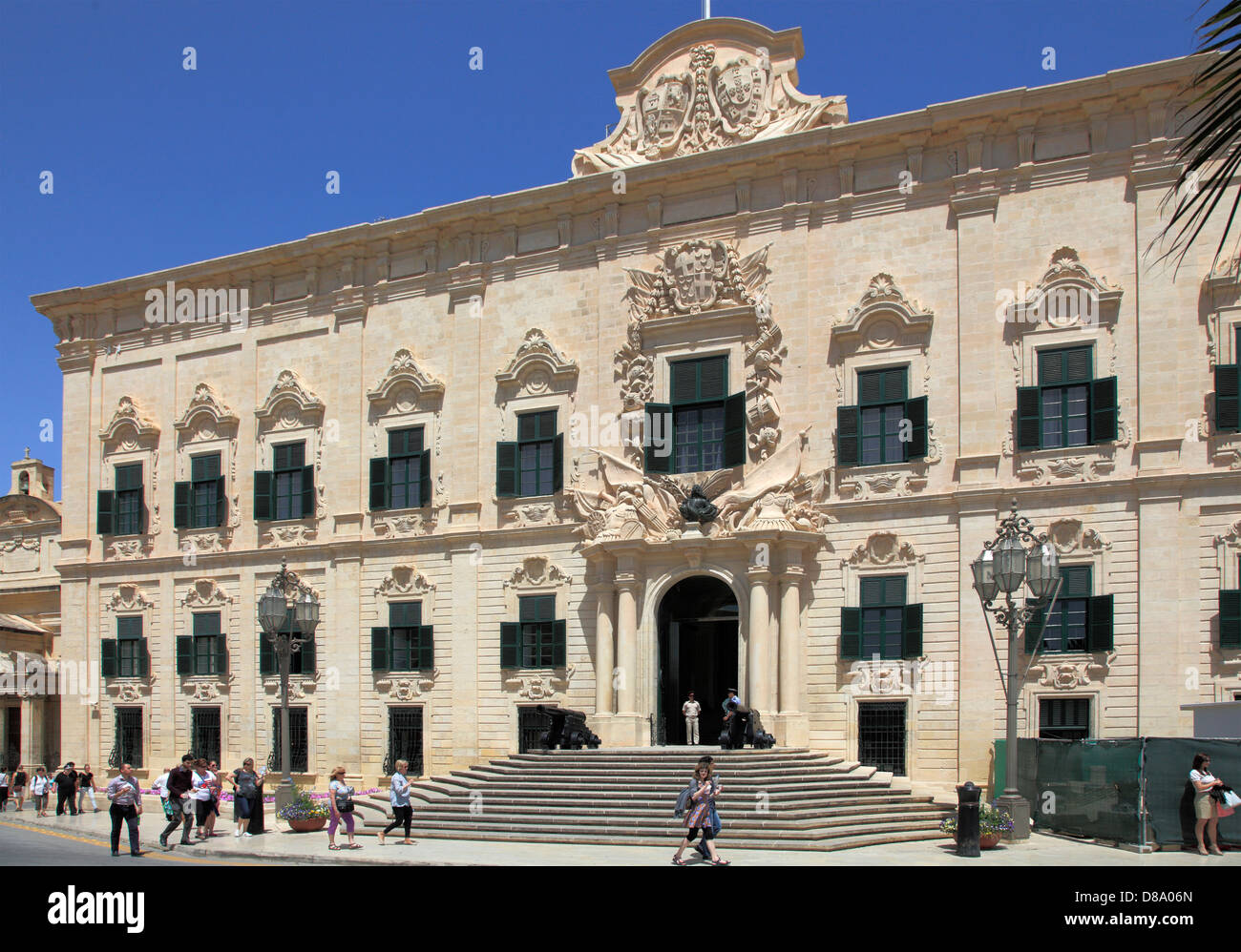 Malta, Valletta, Auberge de Castille, Prime Minister's Office Stock Photo 56768061 Alamy