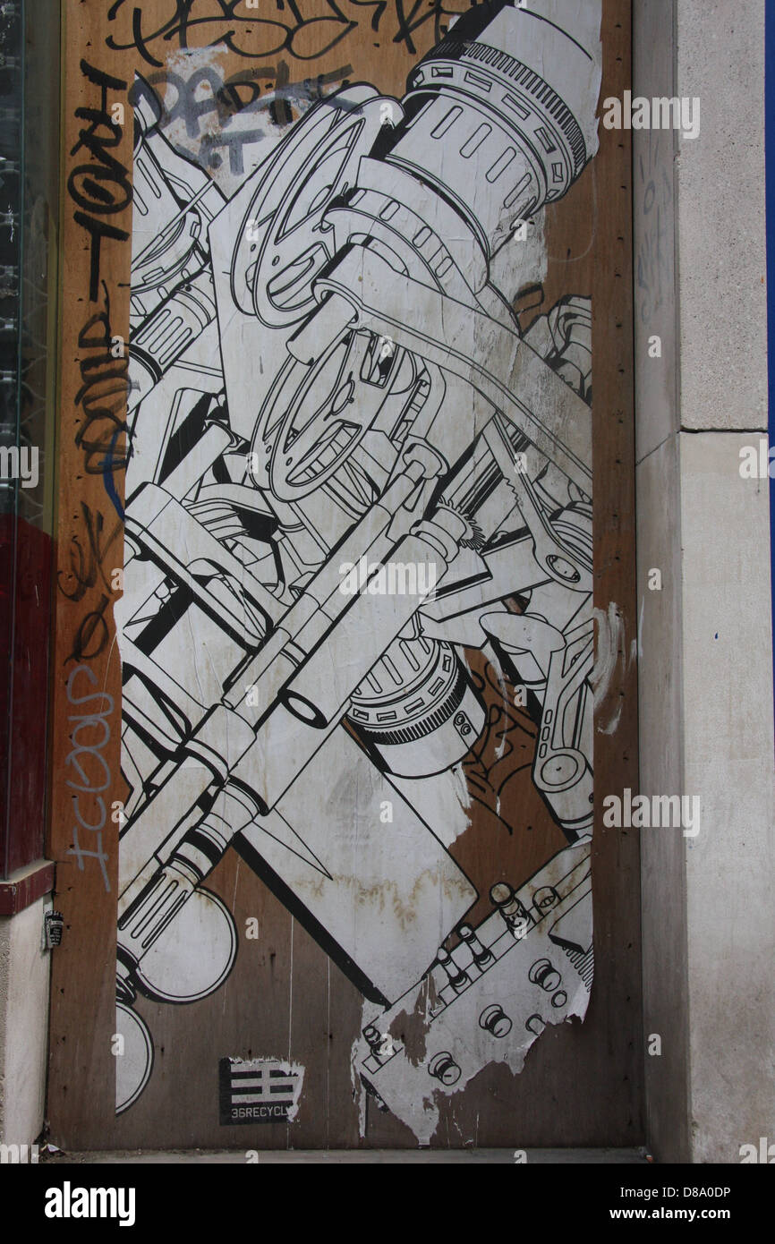 Street Art in Paris Stock Photo Alamy