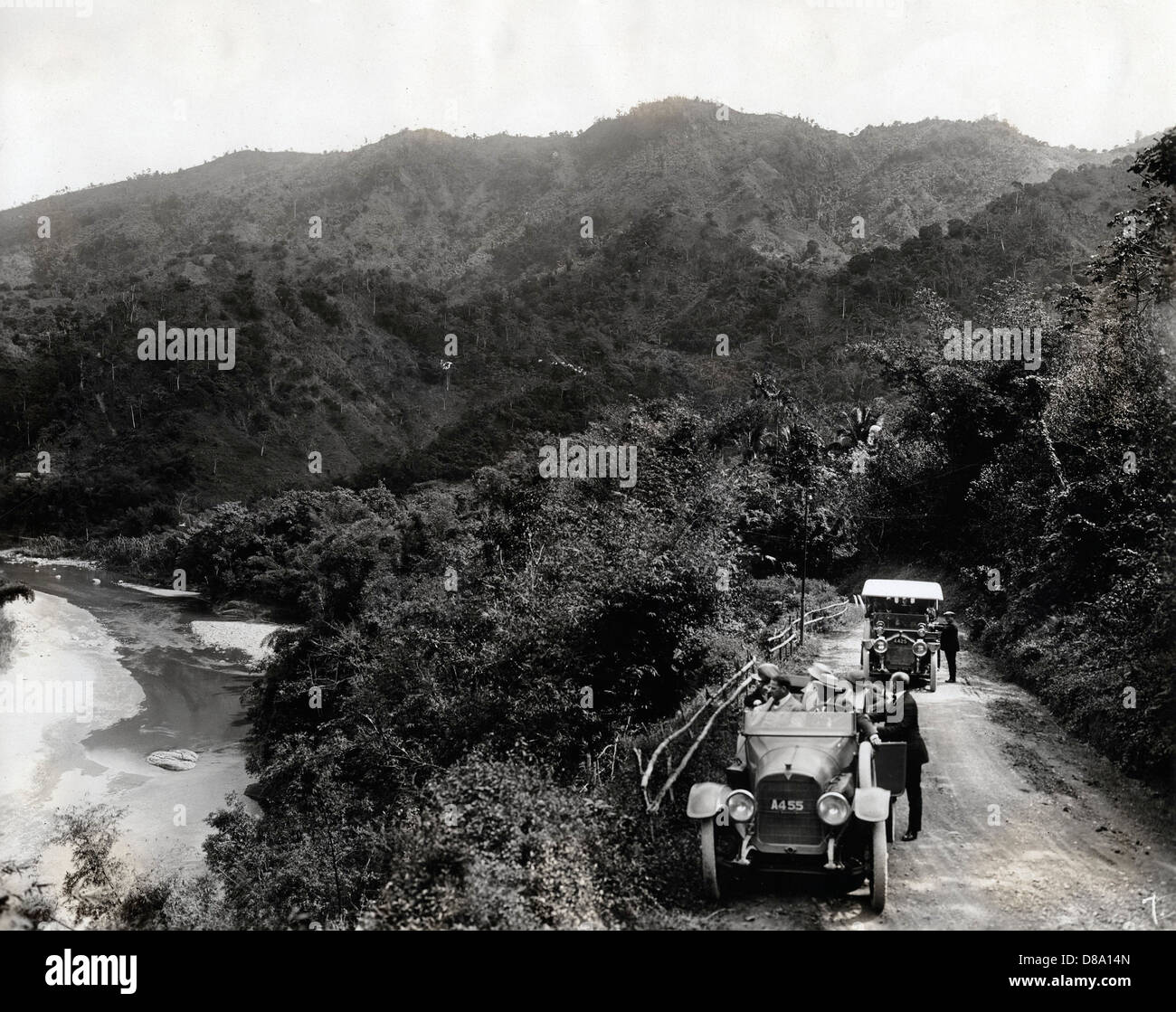Rio Cobre Overlook, Jamaica, ca 1925 Stock Photo