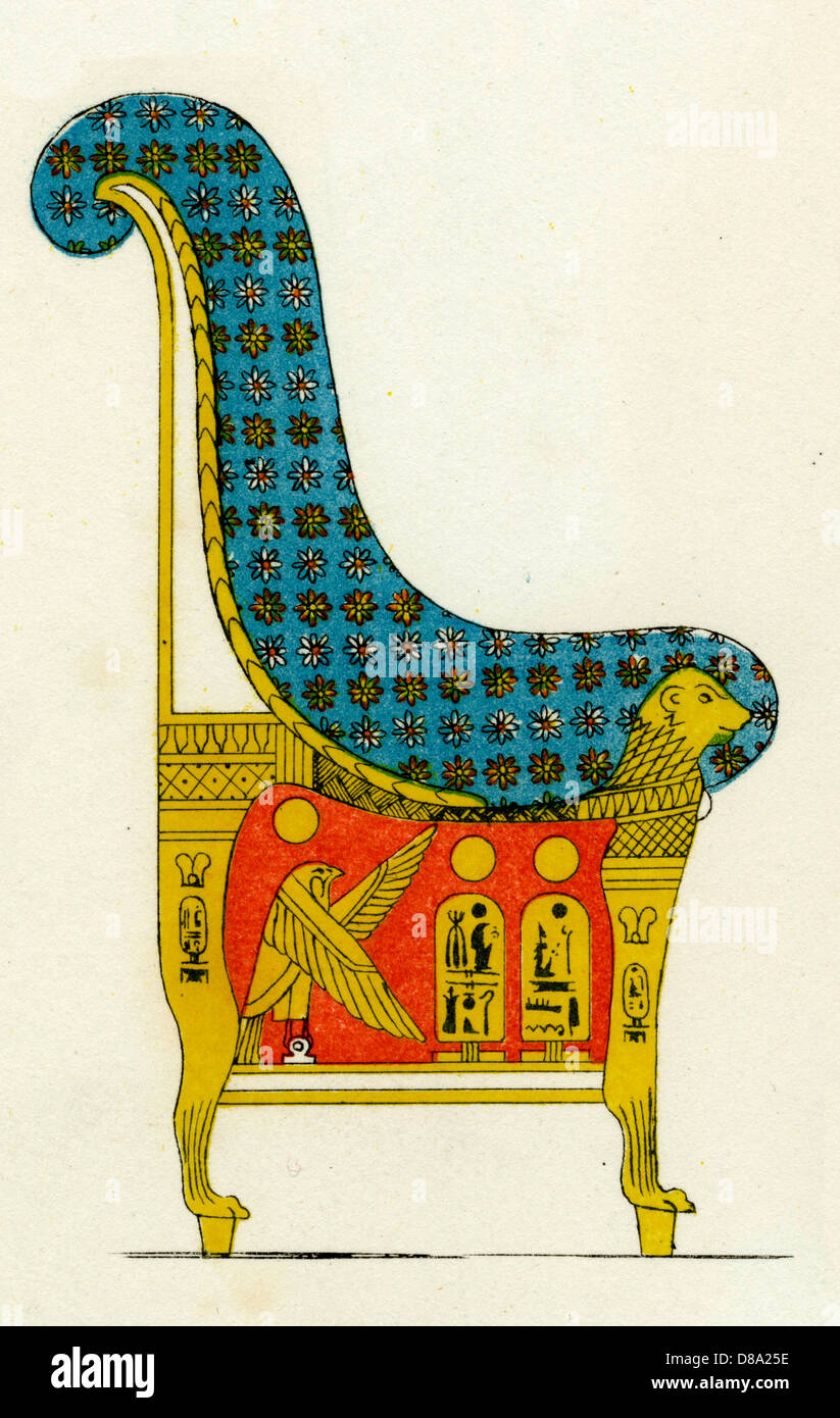 Egyptian Chair Stock Photo - Alamy