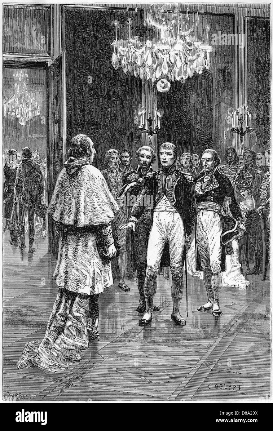 Napoleon And Concordat Stock Photo Alamy