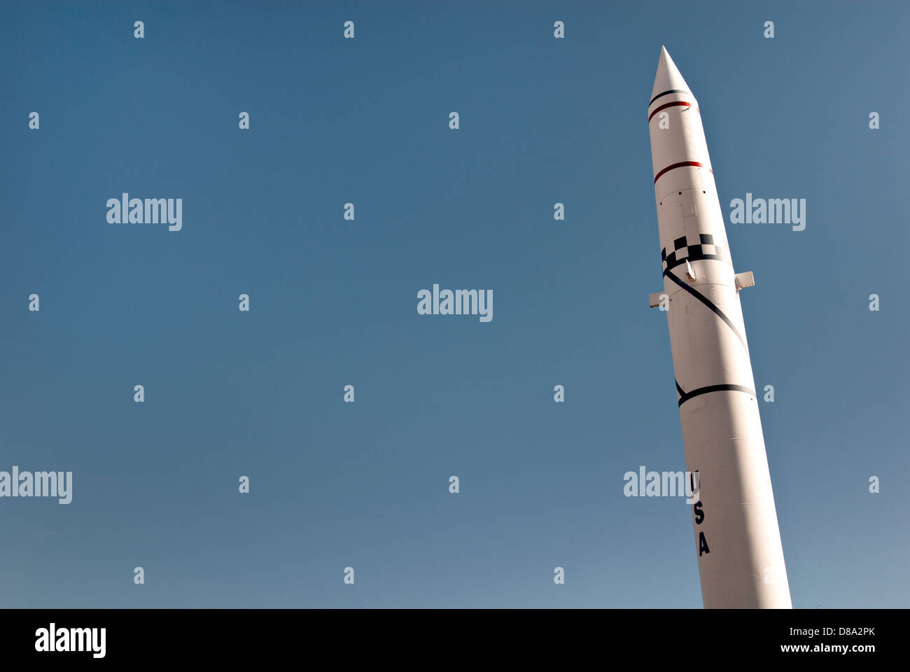 A USA branded rocket Stock Photo - Alamy