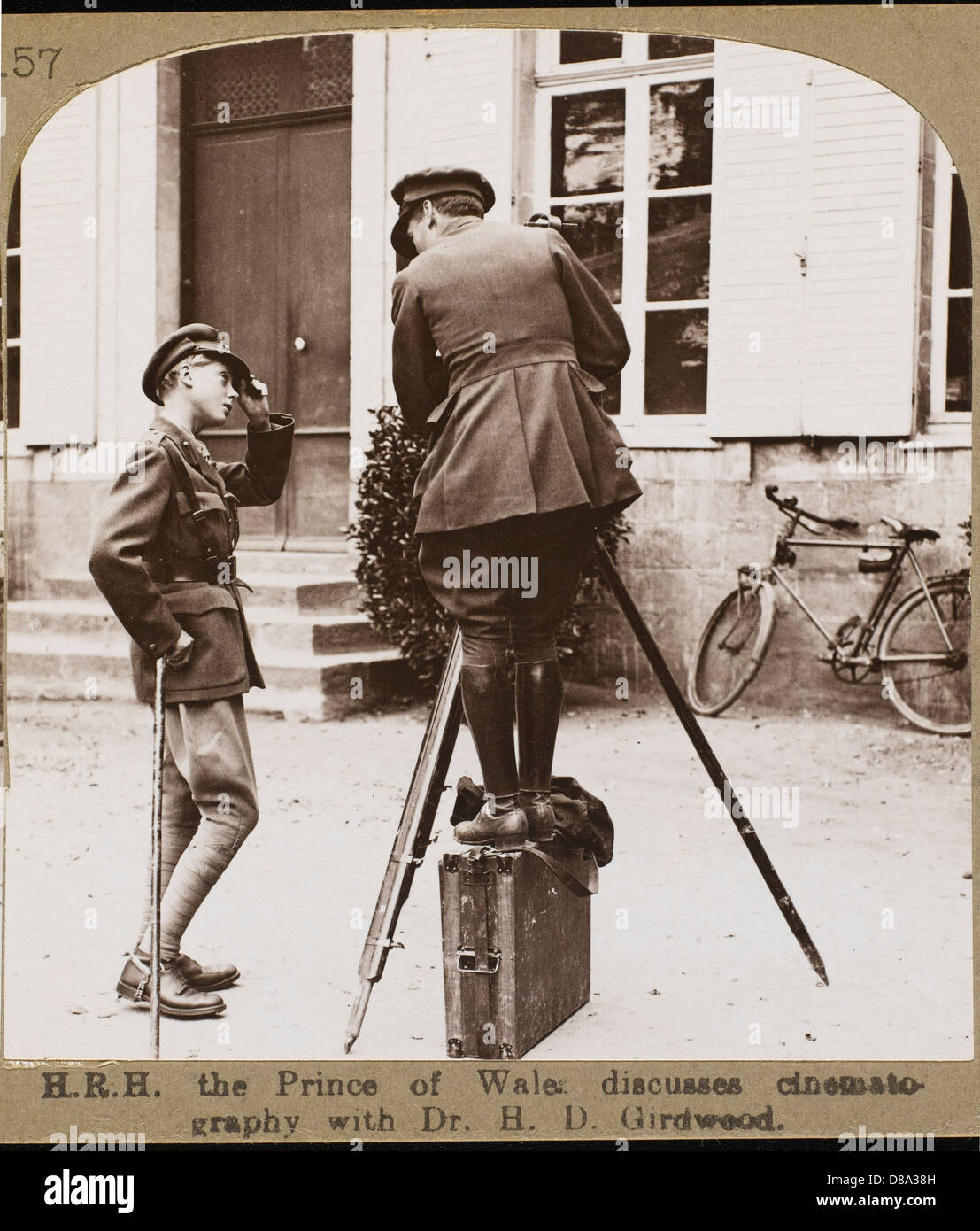 PRINCE OF WALES WWI Stock Photo