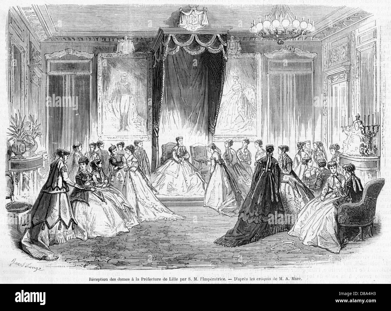 Disderi : Paris and London - Empress Eugenie, consort of Napoleon III,  c.1860. [ERP French vol.9].