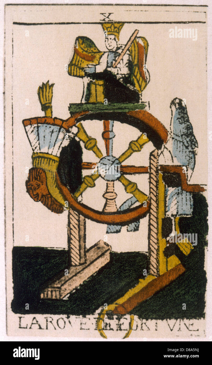 Wheel fortune tarot card hi-res stock photography and images - Alamy