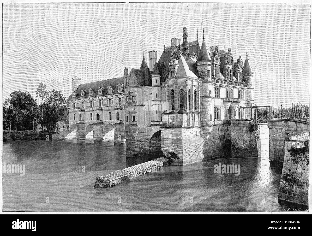FRANCE CHENONCEAUX Stock Photo