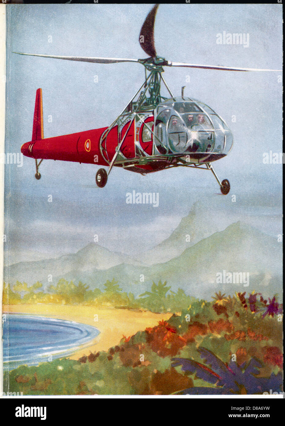 HELICOPTER 1954 Stock Photo