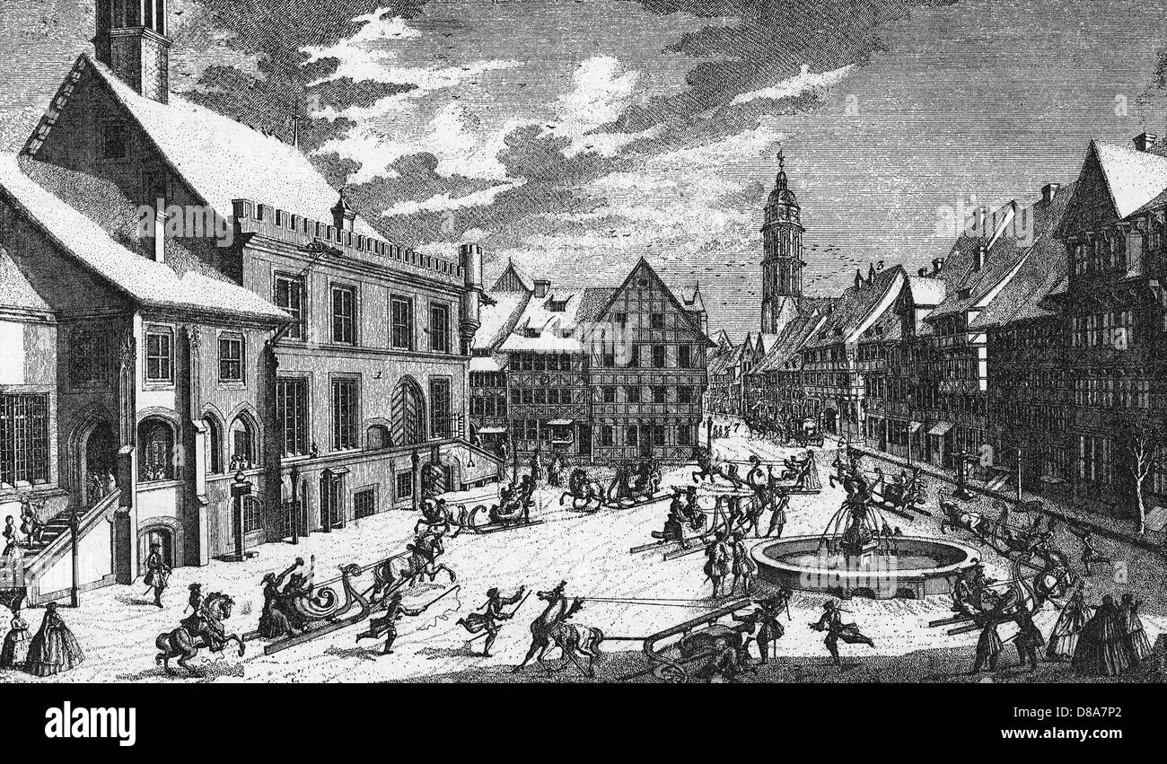 18th century germany market hi-res stock photography and images - Alamy