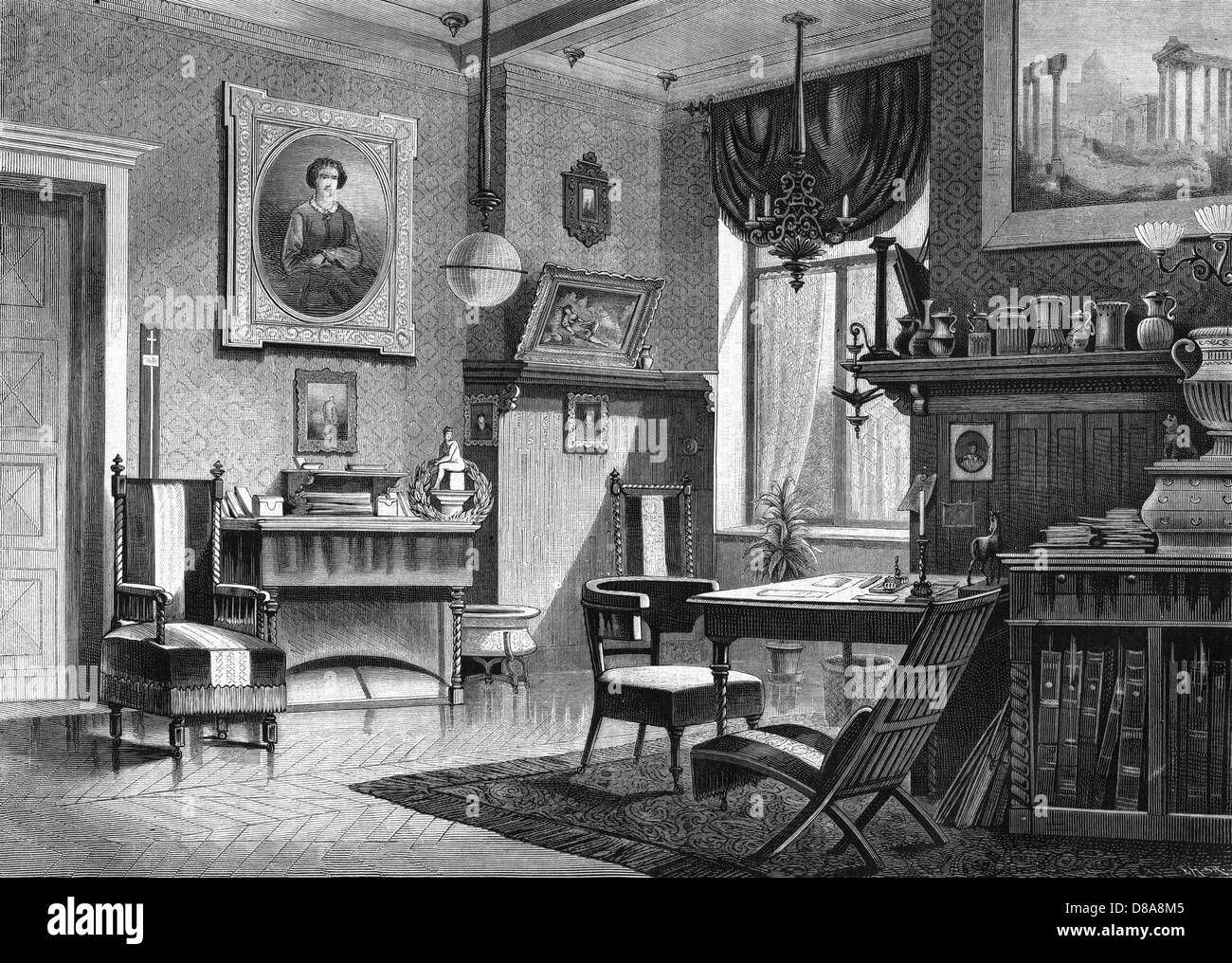 GERMAN LIVING ROOM Stock Photo Alamy