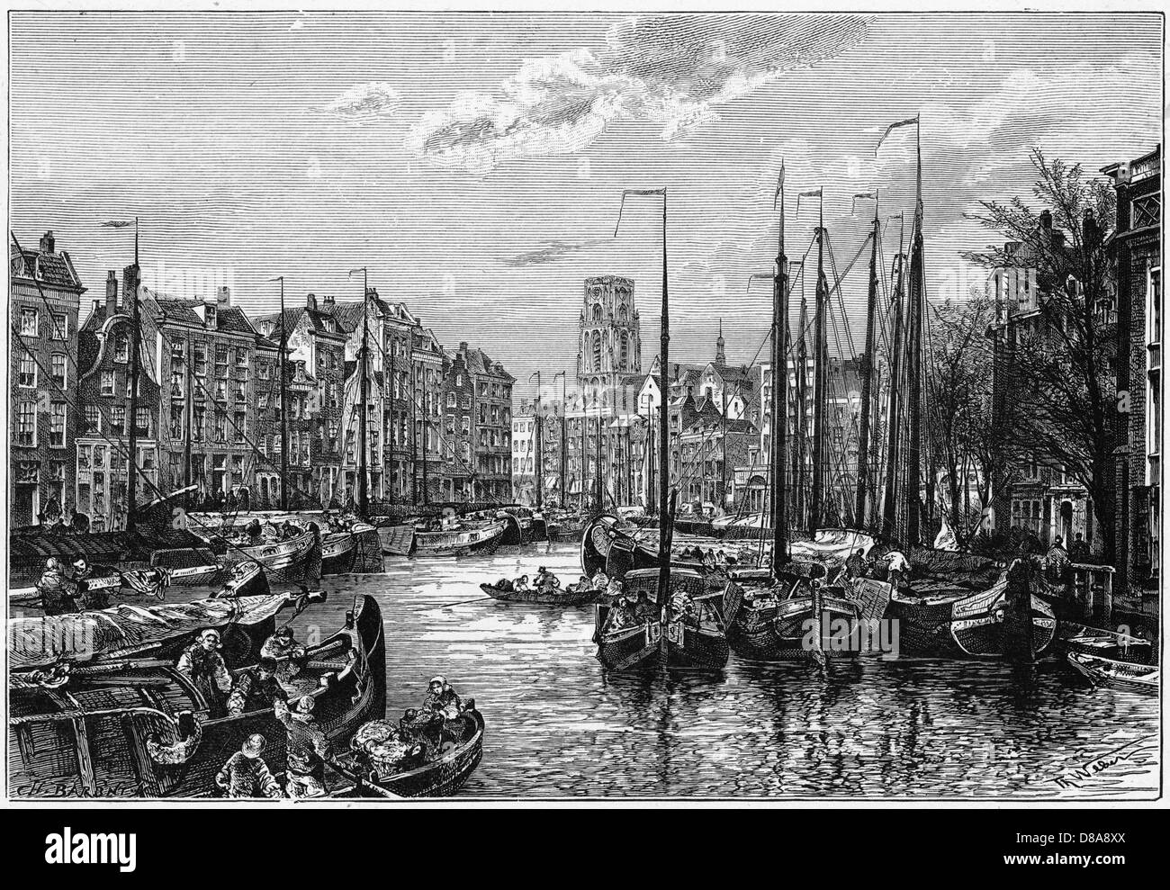 Port of rotterdam Black and White Stock Photos & Images Alamy