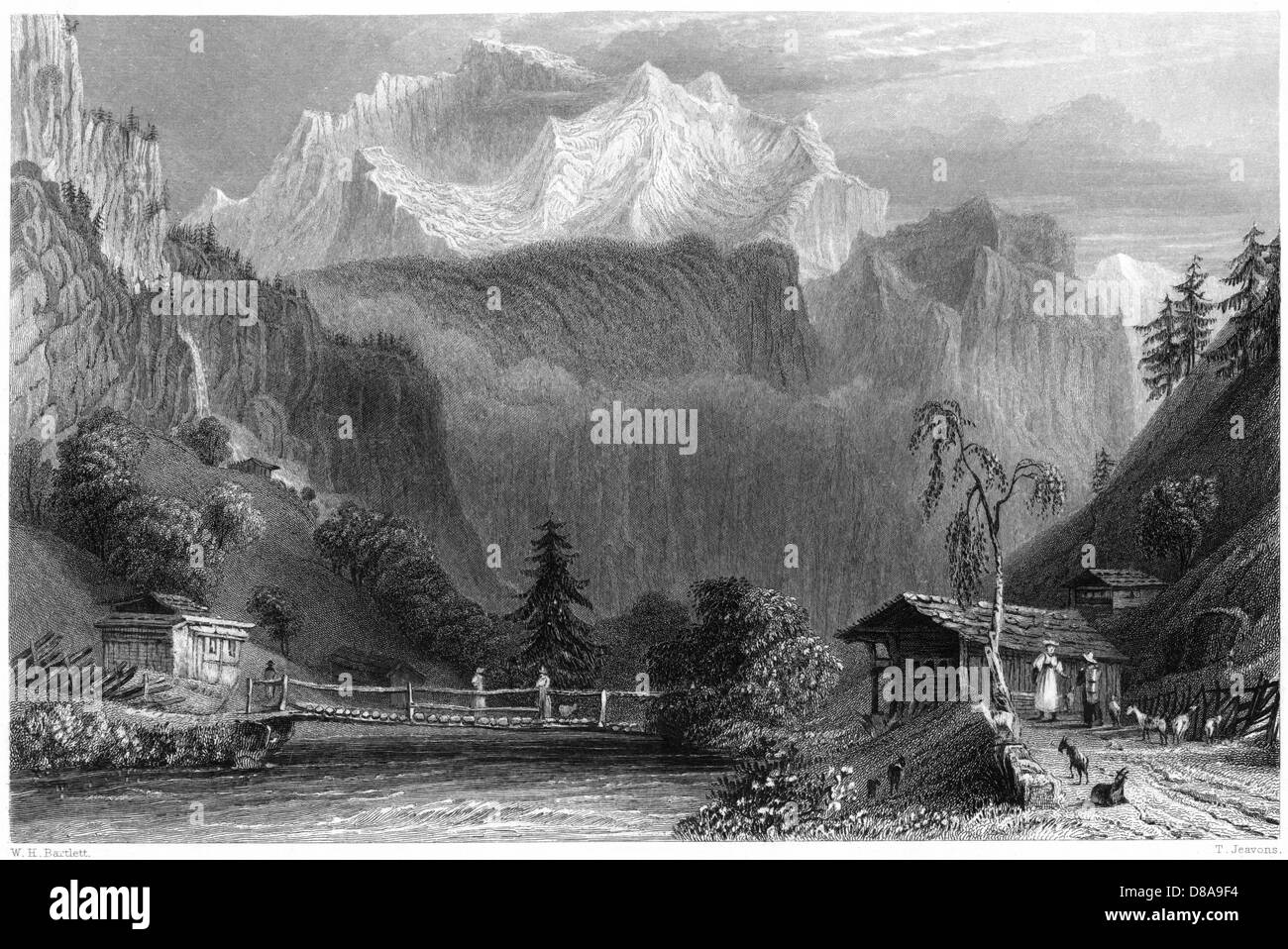 Alps the alps Black and White Stock Photos & Images - Alamy