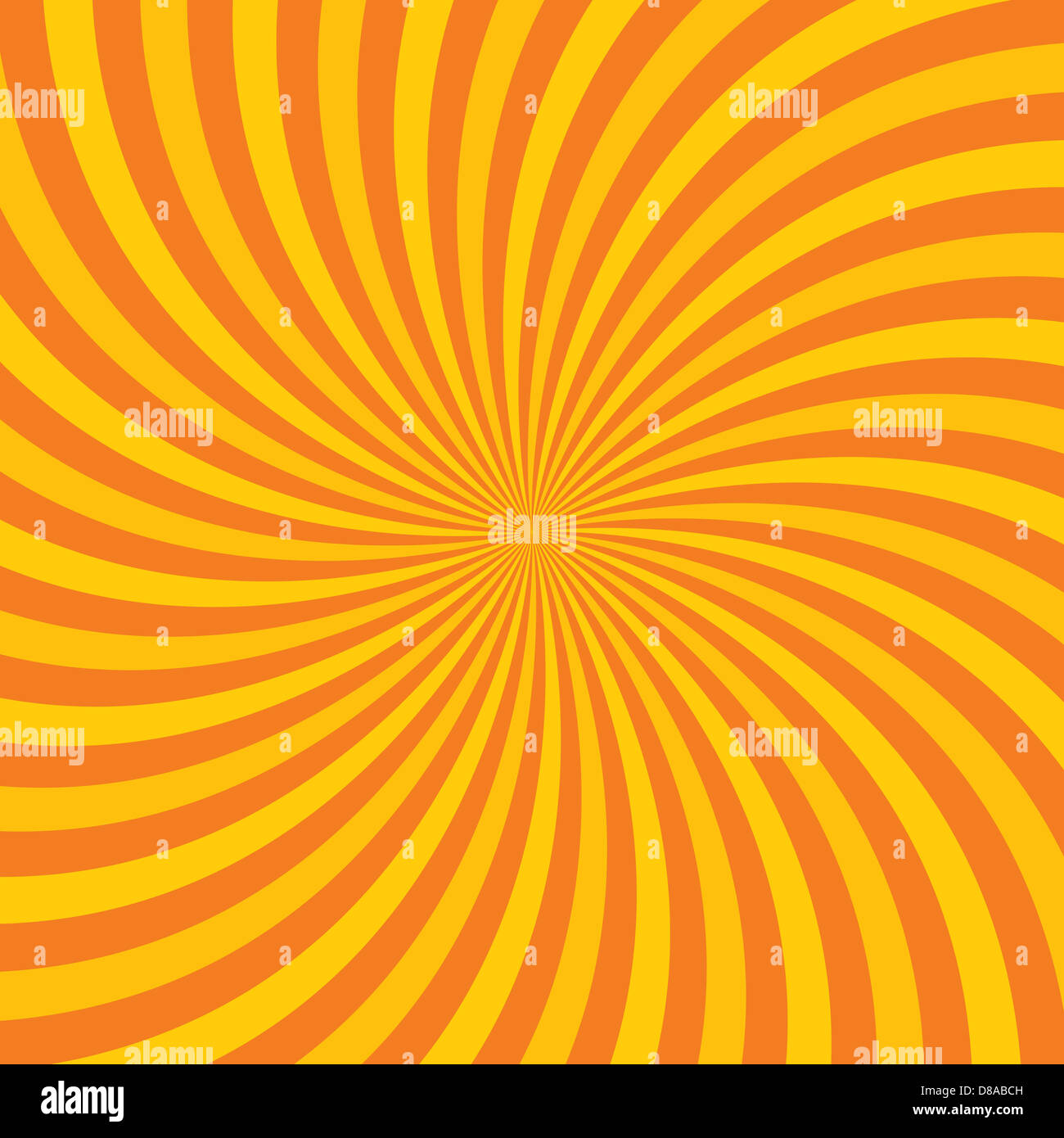 Orange hypnotic background. Vector illustration Stock Photo - Alamy