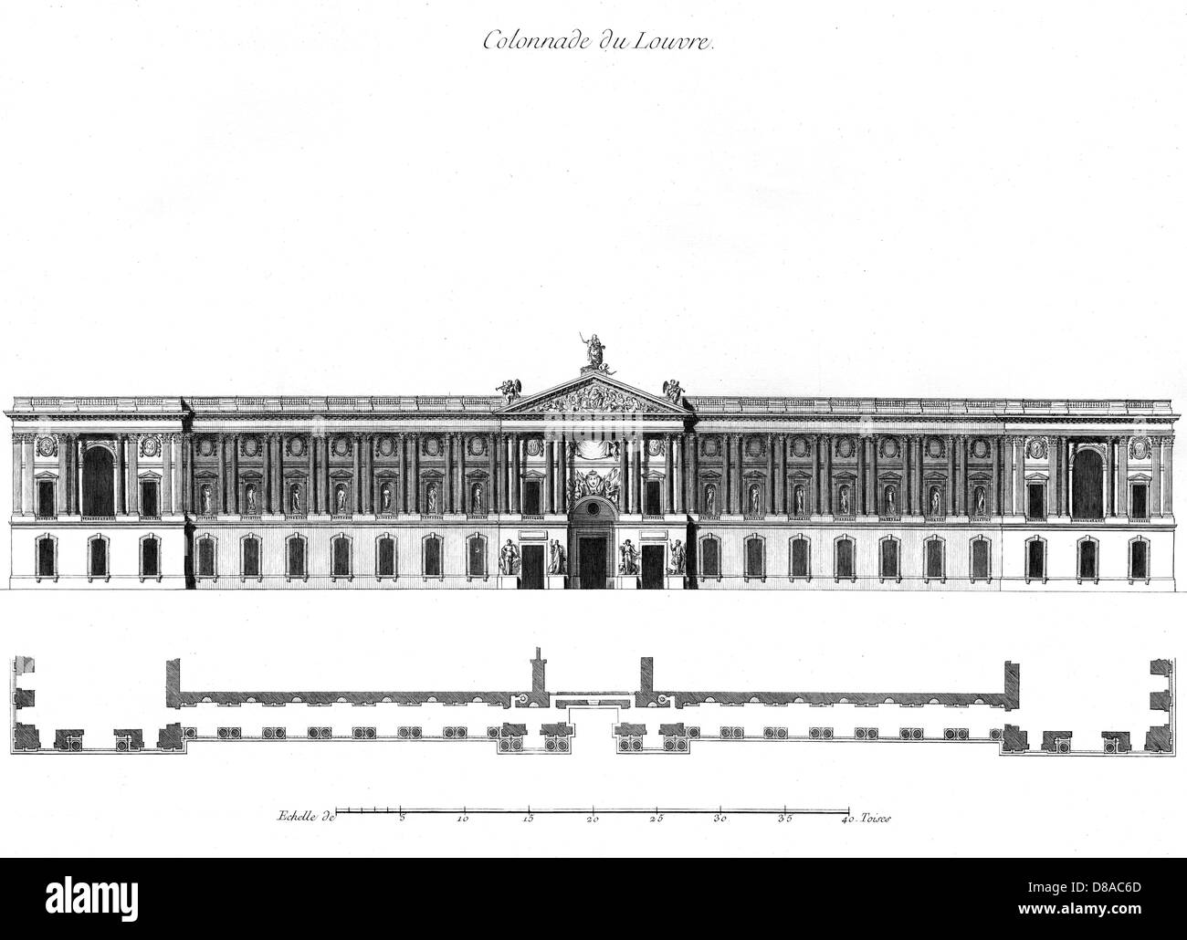 Colonnade louvre hires stock photography and images Alamy