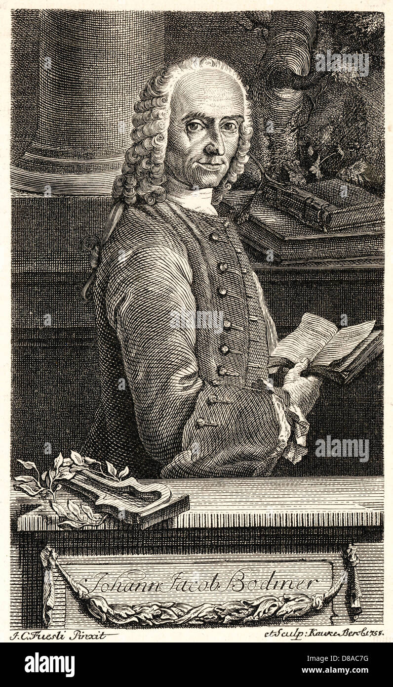 JOHANN JACOB BODMER Stock Photo Alamy