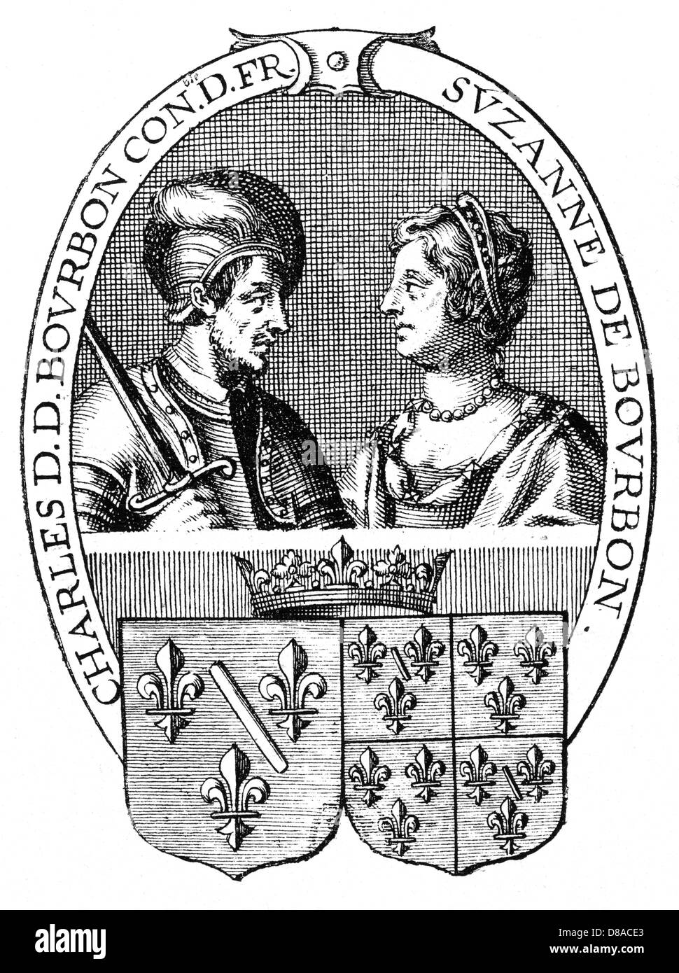 CHARLES DUC DE BOURBON 4 Stock Photo Alamy