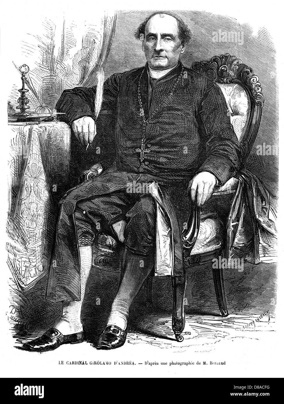 CARDINAL GIROLAMO D'A Stock Photo Alamy