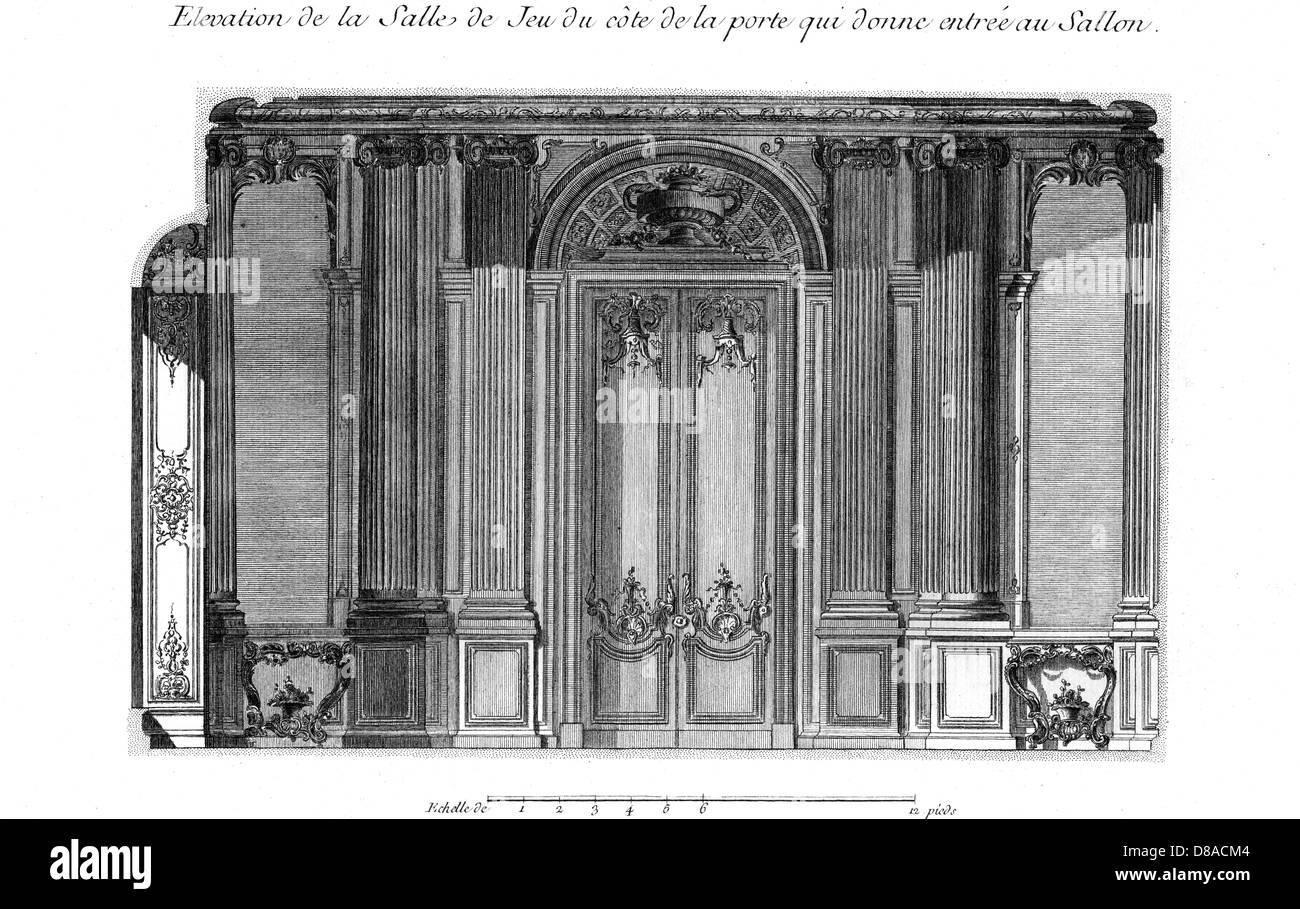 18th century interiors hi-res stock photography and images - Alamy