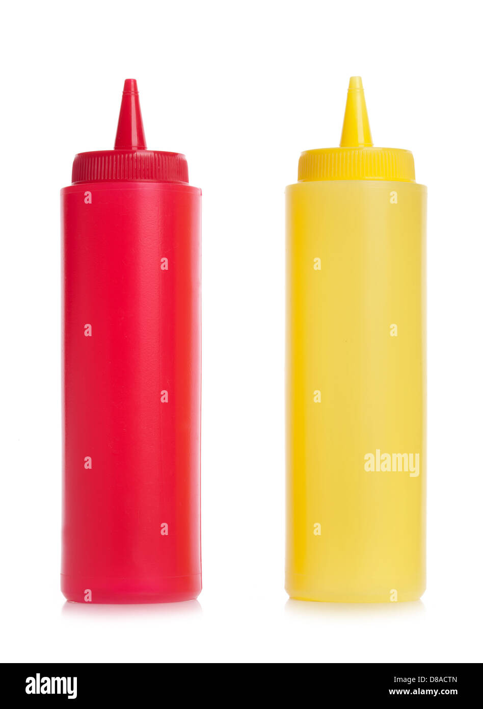 A mayonnaise and tomato ketchup bottles isolated on white background Stock Photo Alamy