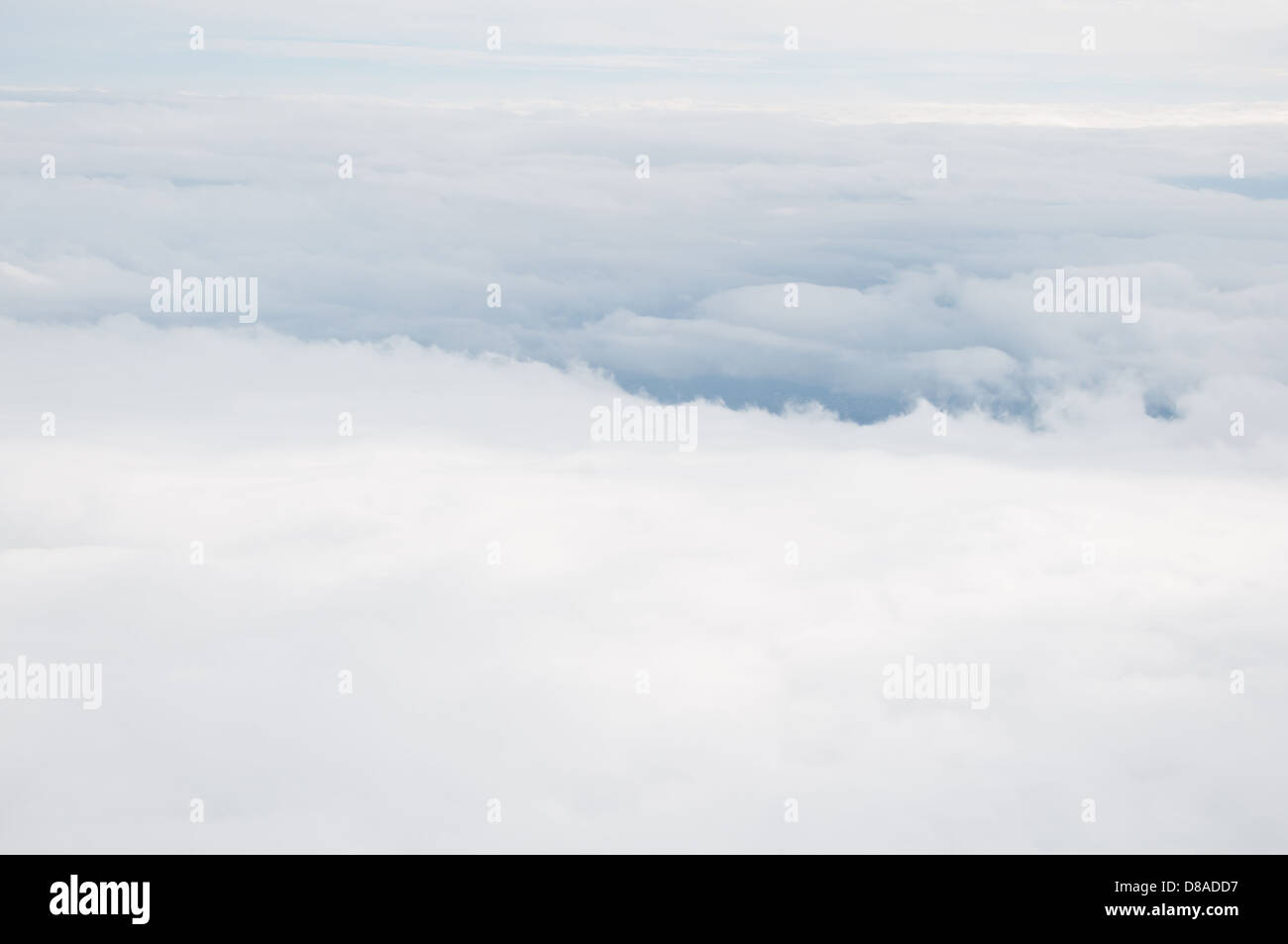 Aerial view above fluffy white cloudscape Stock Photo - Alamy