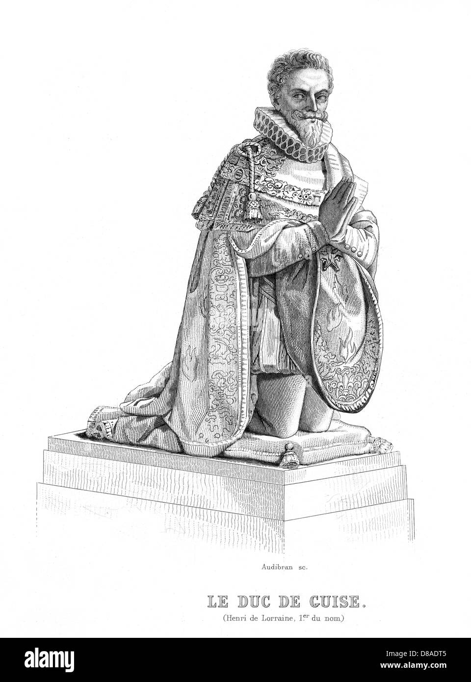 HENRI DE GUISE STATUE Stock Photo Alamy