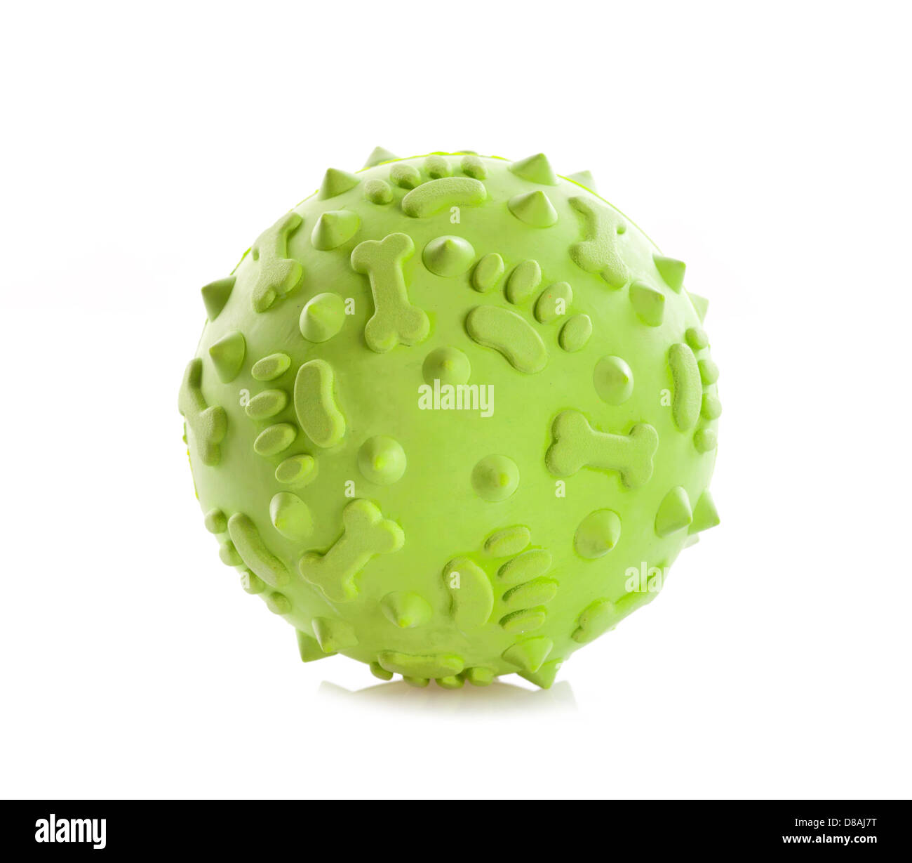 Ball toy for dog on white background Stock Photo