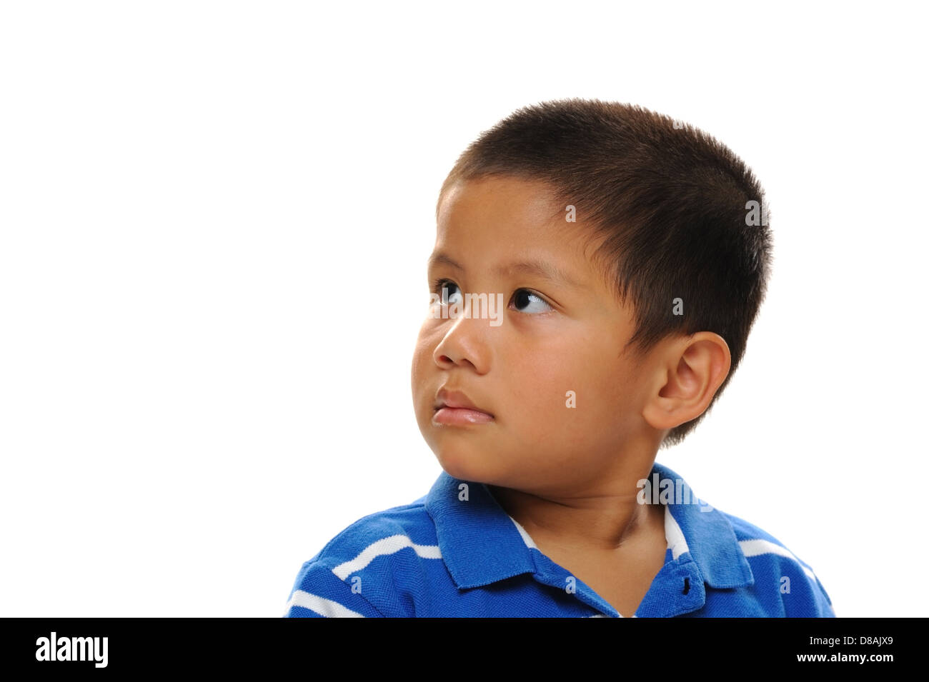 Asian boy from philippines wearing blue shirt Stock Photo - Alamy