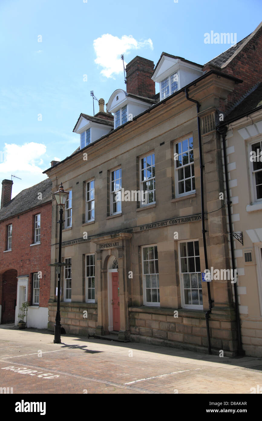 The old Dispensary on Castle Street, Warwick, established in 1826 for