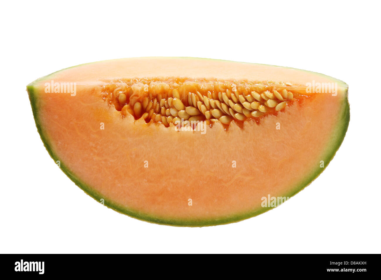 Piece of Rock Melon Stock Photo