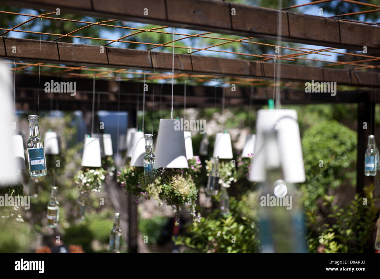 One installation of Temps de Flors Stock Photo