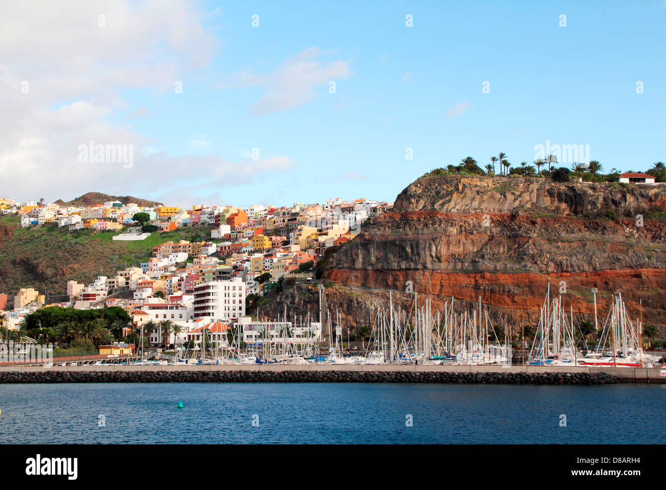 San Sebastian at La Gomera, Canary Island Stock Photo